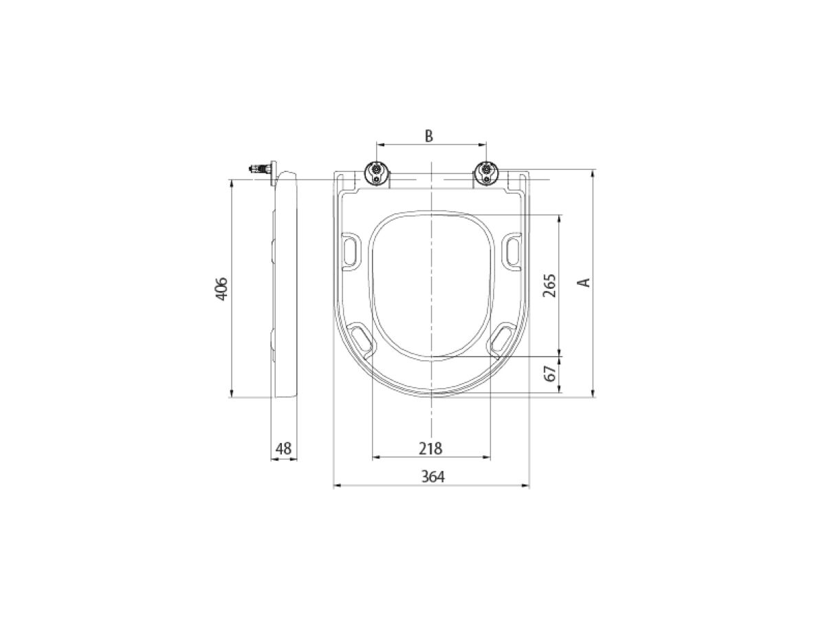 AXA Uno MK2 Soft Close Quick Release Toilet Seat White