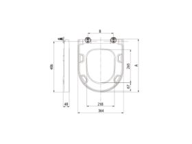 AXA Uno MK2 Soft Close Quick Release Toilet Seat White