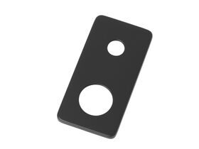 Mizu Shower Mixer with Diverter Cover Plate Square Matte Black