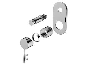 Mizu Drift MK2 Shower Mixer with Diverter Trimset Chrome