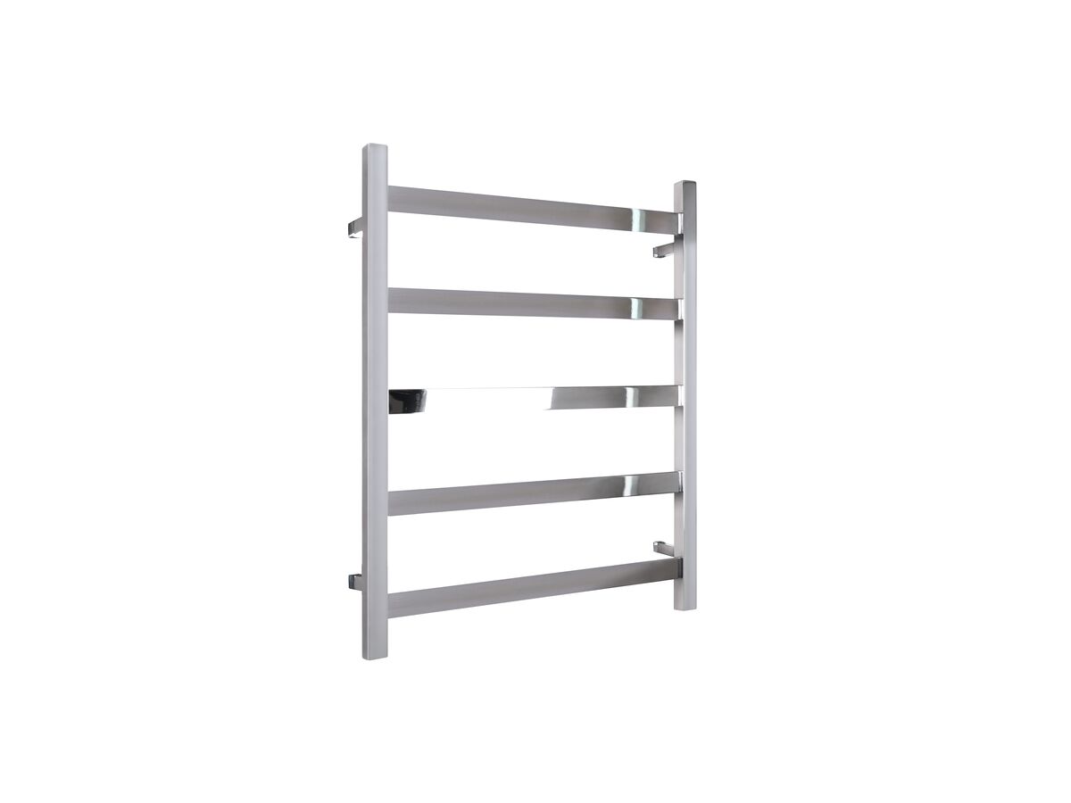 Mizu Bloc MK2 750 x 800mm Heated Towel Rail Low Voltage 24V Polished Stainless Steel
