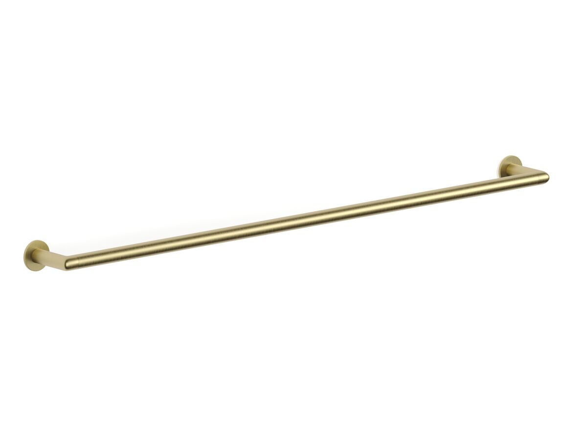 Hero - Faucet Strommen Vara Single Towel Rail 900mm Brushed Admiralty Brass