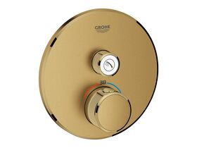 Hero - GROHE Smart Control Thermostatic Mixer 1 Button Brushed Cool Sunrise