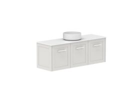 Supporting Image - Kado Lux Ensuite All Door 1200mm Wall Hung Centre Basin 12mm Durasein Top