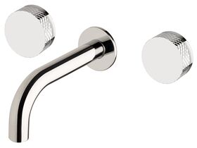 Sussex Pure Bath Set 160mm with Diamond Textured Handles Chrome