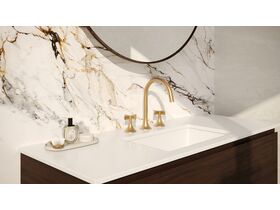 Sussex Oria Cross Basin Set PVD Brushed Gold (5 Star)