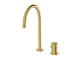 Hero - Sussex Scala Nova Basin Sink Hob Mixer Set PVD Brushed Gold (6 Star) Lead Free
