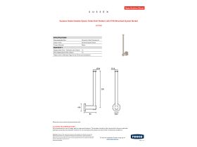 Specification Sheet - Sussex Scala Double Spare Toilet Roll Holder LUX PVD Brushed Oyster Nickel