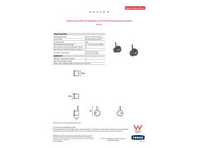 Specification Sheet - Sussex Scala Wall Top Assembly LUX PVD Brushed Smoked Gunmetal