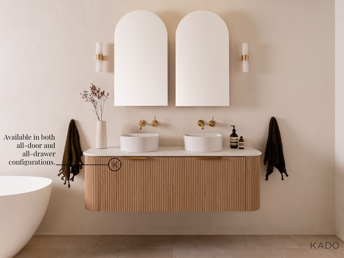 Kado Neue Fluted Vanity  - Range Details