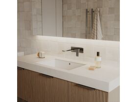 Mizu Bloc Wall Basin Chrome