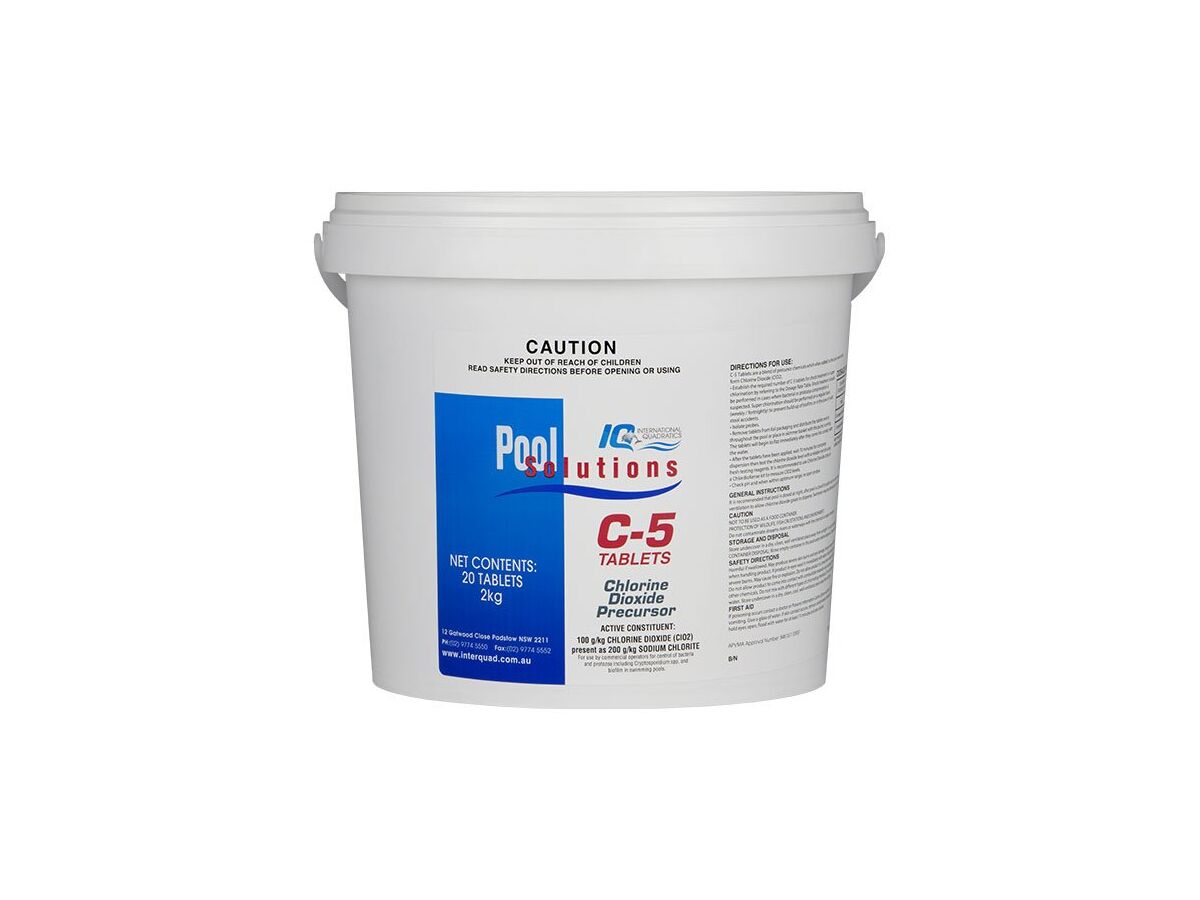 IQ Pool Solutions C-5 Chlorine Dioxide Tablets 2kg
