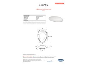 Specification Sheet - LAUFEN Alessi Soft Close Seat White