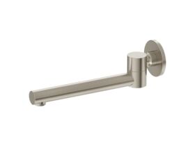 Mizu Drift Swivel Bath Outlet Straight Spout Brushed Nickel
