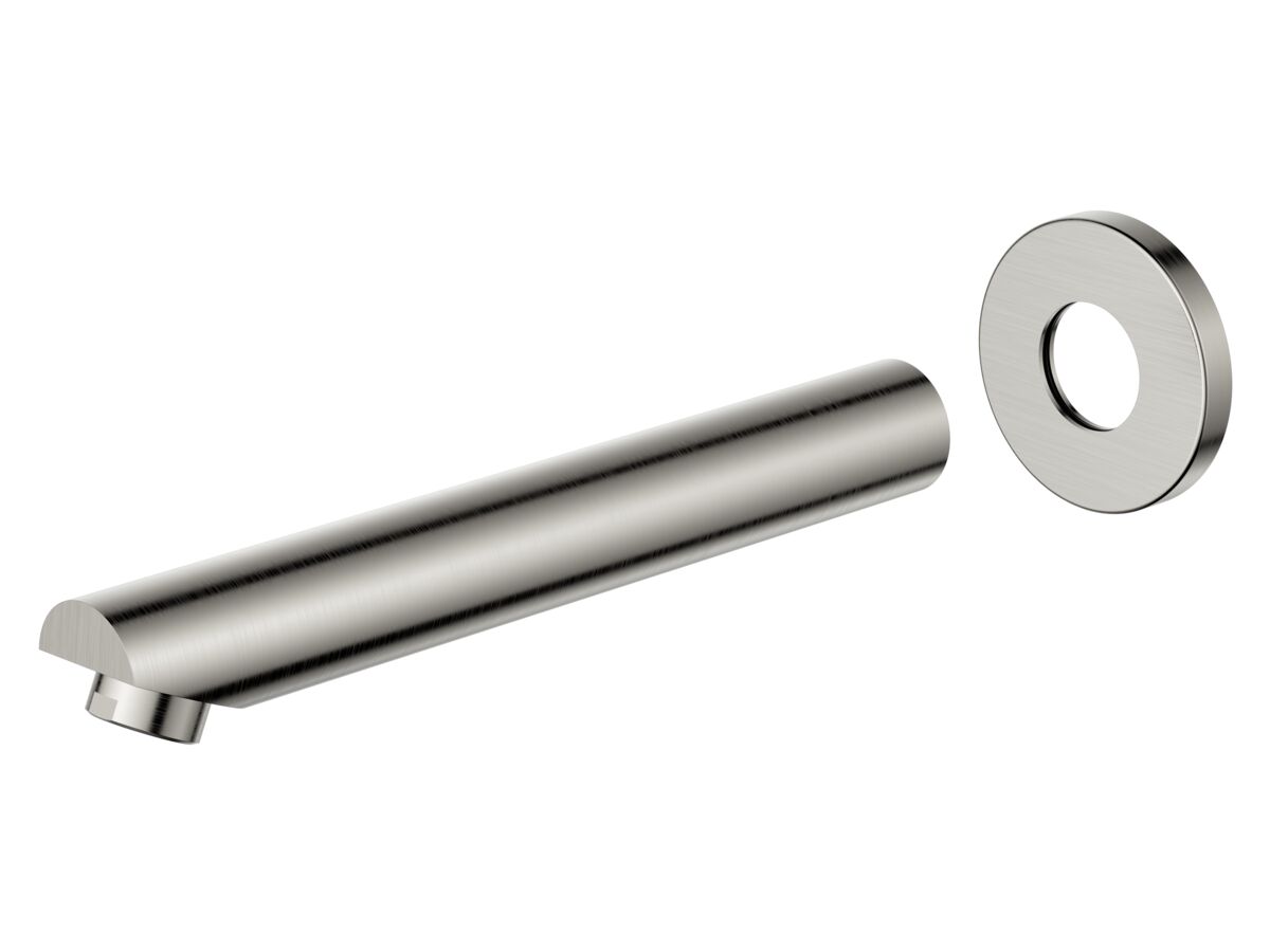 Supporting Image - Posh Bristol Pin Bath Outlet 200mm Brushed Nickel Lead Free