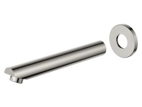 Supporting Image - Posh Bristol Pin Bath Outlet 200mm Brushed Nickel Lead Free