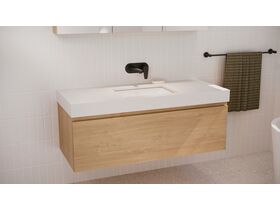 Posh Solus Wall Basin / Bath Set Mixer Tap Matte Black (5 Star) Lead Free