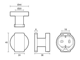 Milli Marle Edit Robe Hook