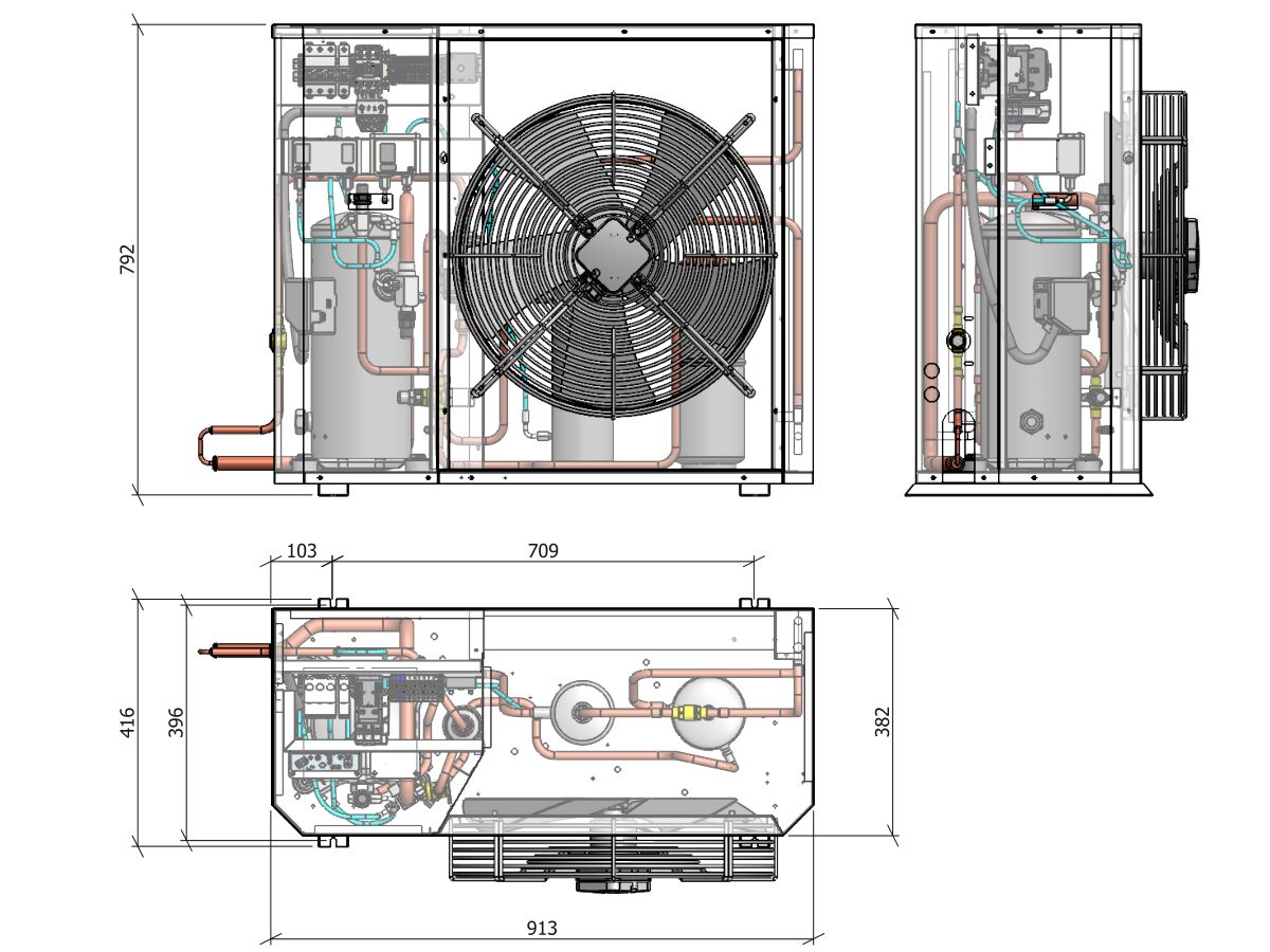 Tecumseh Compac Scroll 4Hp Pas4548Z-3