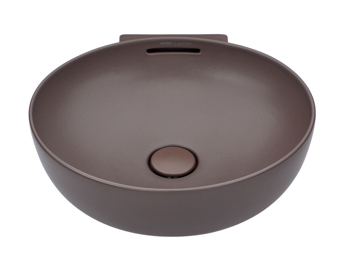 Supporting Image - LAUFEN Alessi Counter Basin 450mm Matte Cafe - Front 3 Qtr