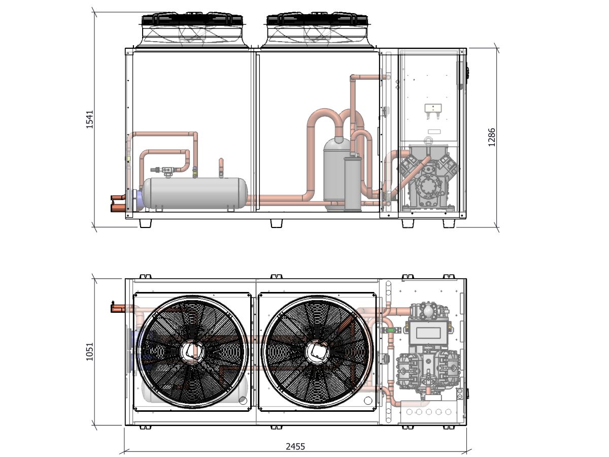 ACPAC Packaged Condensing Unit APS46.5Ml2-1