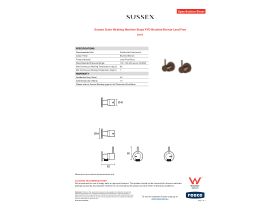 Specification Sheet - Sussex Scala Washing Machine Stops PVD Brushed Bronze Lead Free