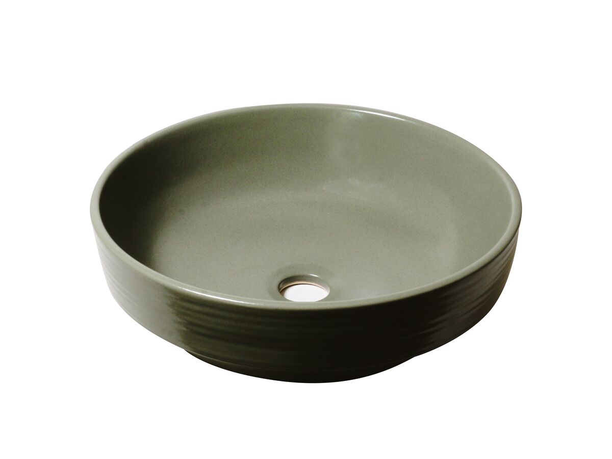 Supporting Image - Robert Gordon Potters 370mm Semi Inset Basin Olive