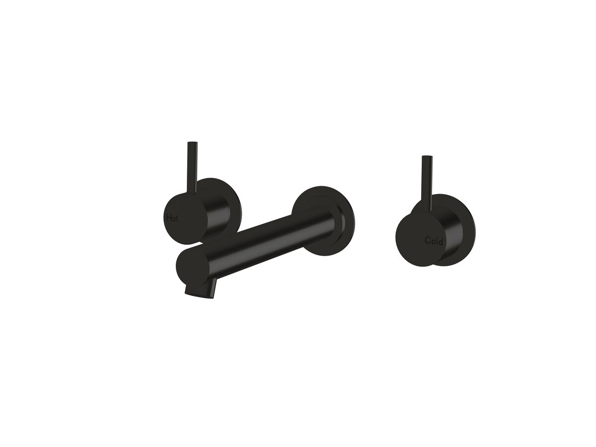 Sussex Scala Bath Set 200mm LUX PVD Matte Opium Black