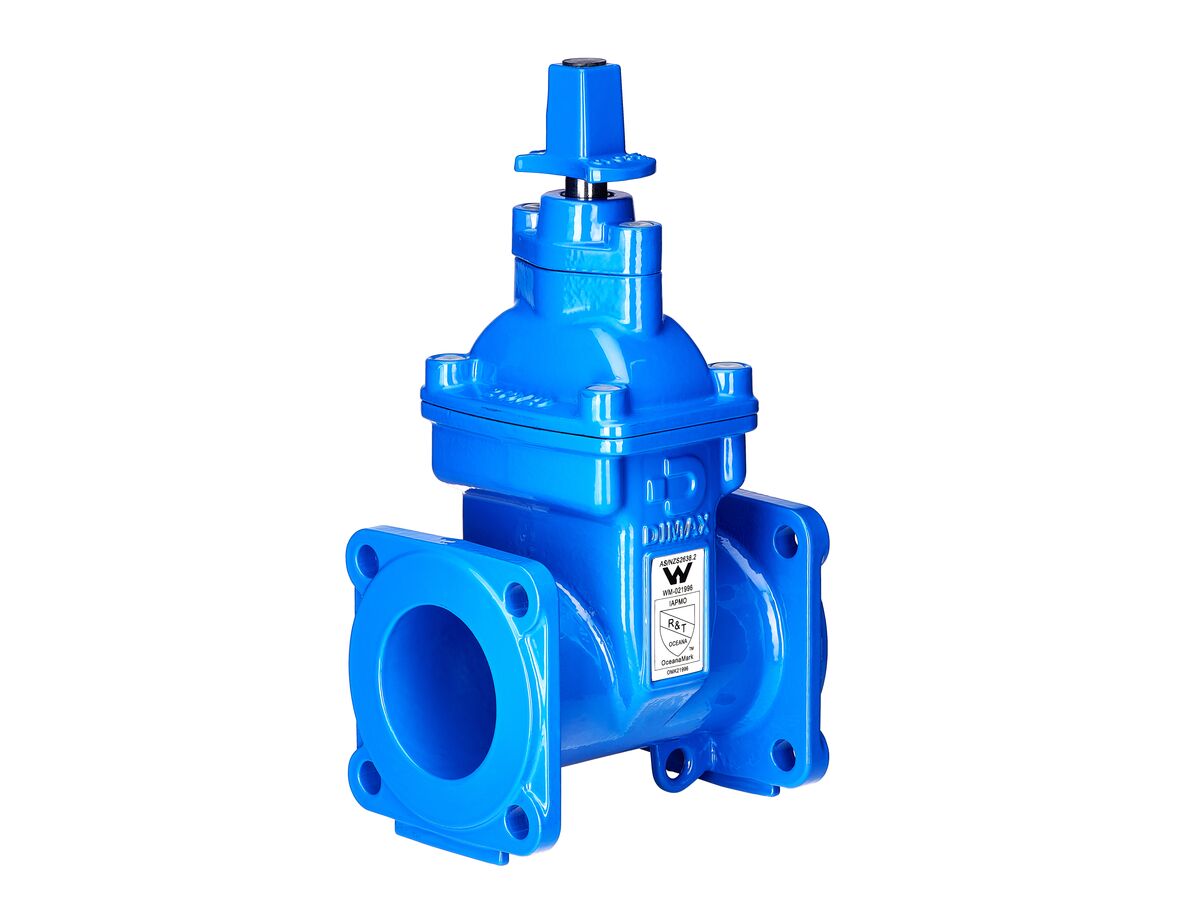 Dimax Resilient Seat Gate Valve (Flange x Flange) PN16 B5 100mm Anticlockwise Close