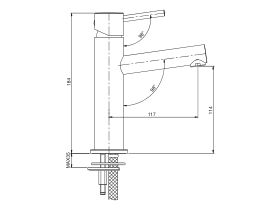 Mizu Drift MK2 Basin Mixer Tap (5 & 6 Star)