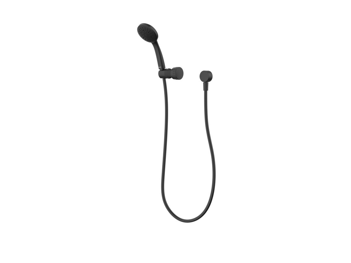 Hero - Posh Solus MK3 Grab Single Rail Shower Conversion Kit 1 Function with Wall Water Inlet Matte Black (4 Star)