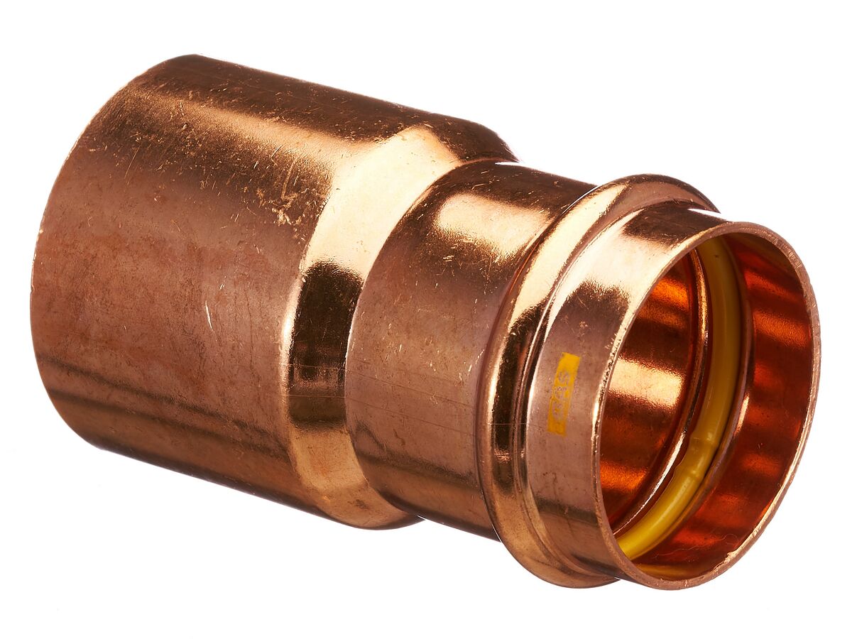 >B< Press Gas Fitting Reducer 65mm x 50mm