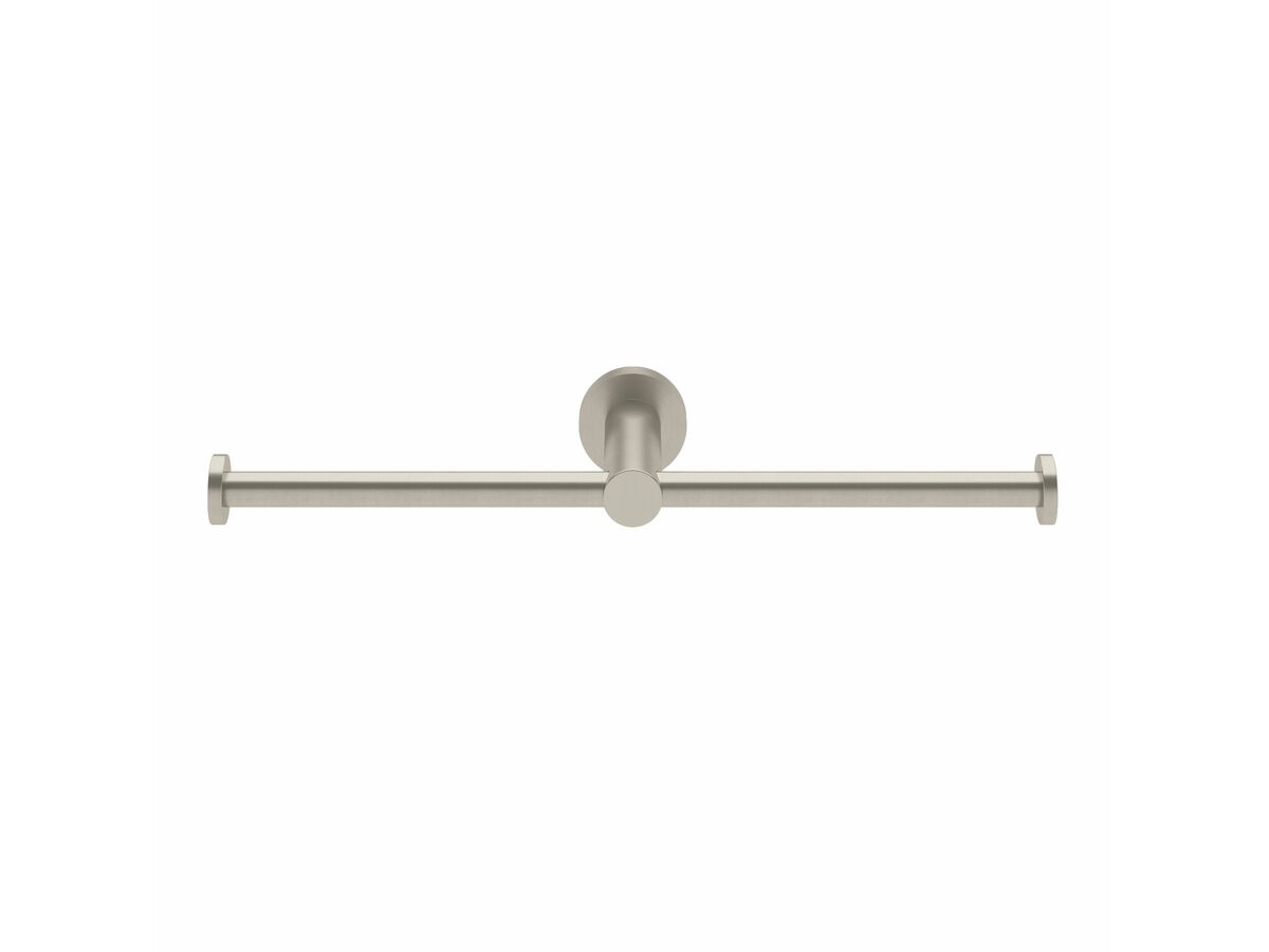Sussex Pure Double Toilet Roll Holder PVD Brushed Nickel