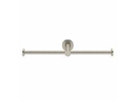 Sussex Pure Double Toilet Roll Holder PVD Brushed Nickel