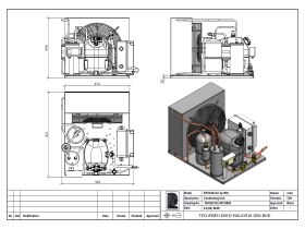 Tecumseh EVO Condensing Unit 1.25hp R404 MHBP EPCH4517Z 1 Phase