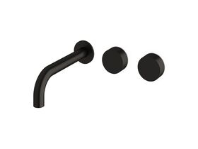 Sussex Pure Wall Bath/Basin Hostess System 200mm Right Hand PVD Matte Black (3 Star)