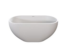 Supporting Image - Omvivo Villa Freestanding Bath 1500 x 700mm White Haven - Front