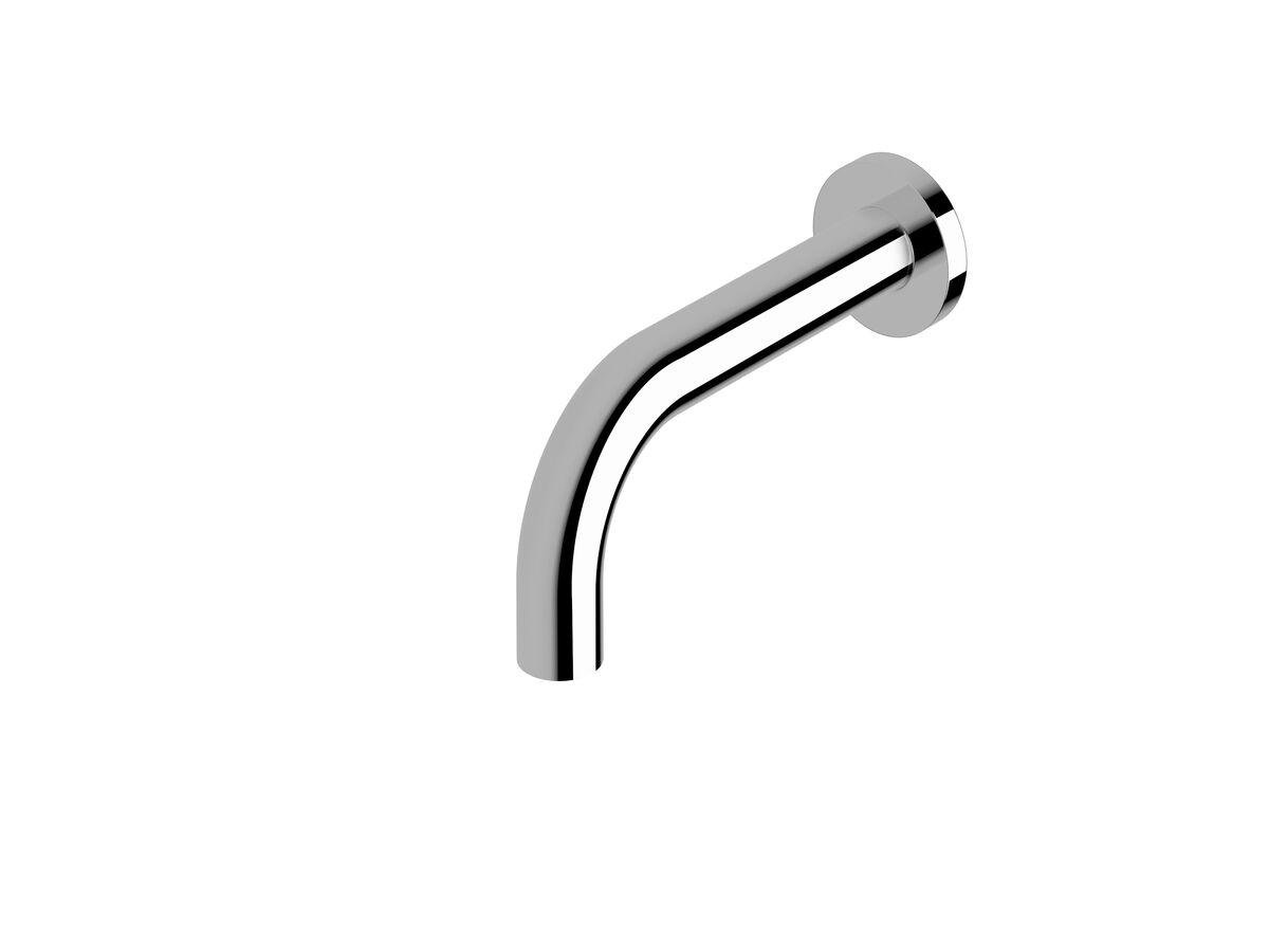 Sussex Scala 25mm Wall Outlet Curved 160mm Chrome (3 Star)