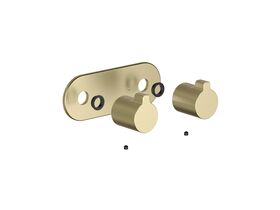 Hero - Faucet Strommen Vara Fin Wall Top Assembly Trimset Brushed Admiralty Brass Lead Free