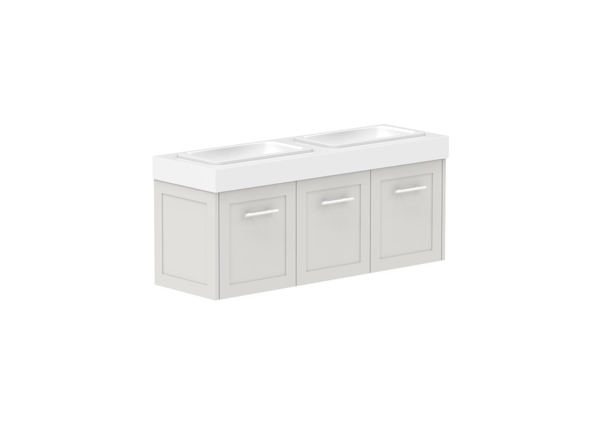 Supporting Image - Kado Lux Ensuite All Door 1200mm Wall Hung Double Basin 90mm Top
