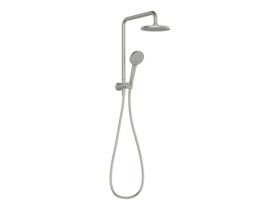 Hero - Posh Bristol MK2 Short Twin Shower Brushed Nickel (3 Star)
