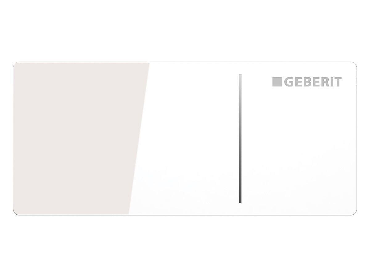 Geberit Remote Square 70 Vanity White Glass
