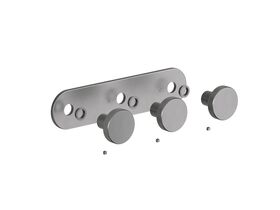 Hero - Faucet Strommen Vara Disc Wall Top Assembly with Diverter Trimset Brushed Graphite Lead Free