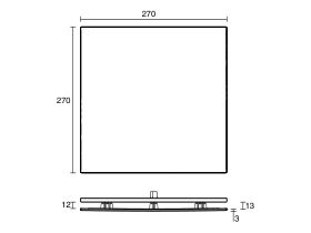 Kado Lux HiFlow Inline Exhaust System Square