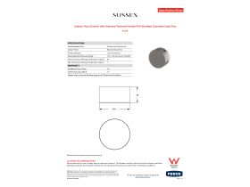 Specification Sheet - Sussex Pure Diverter with Diamond Textured Handle PVD Brushed Gunmetal Lead Free