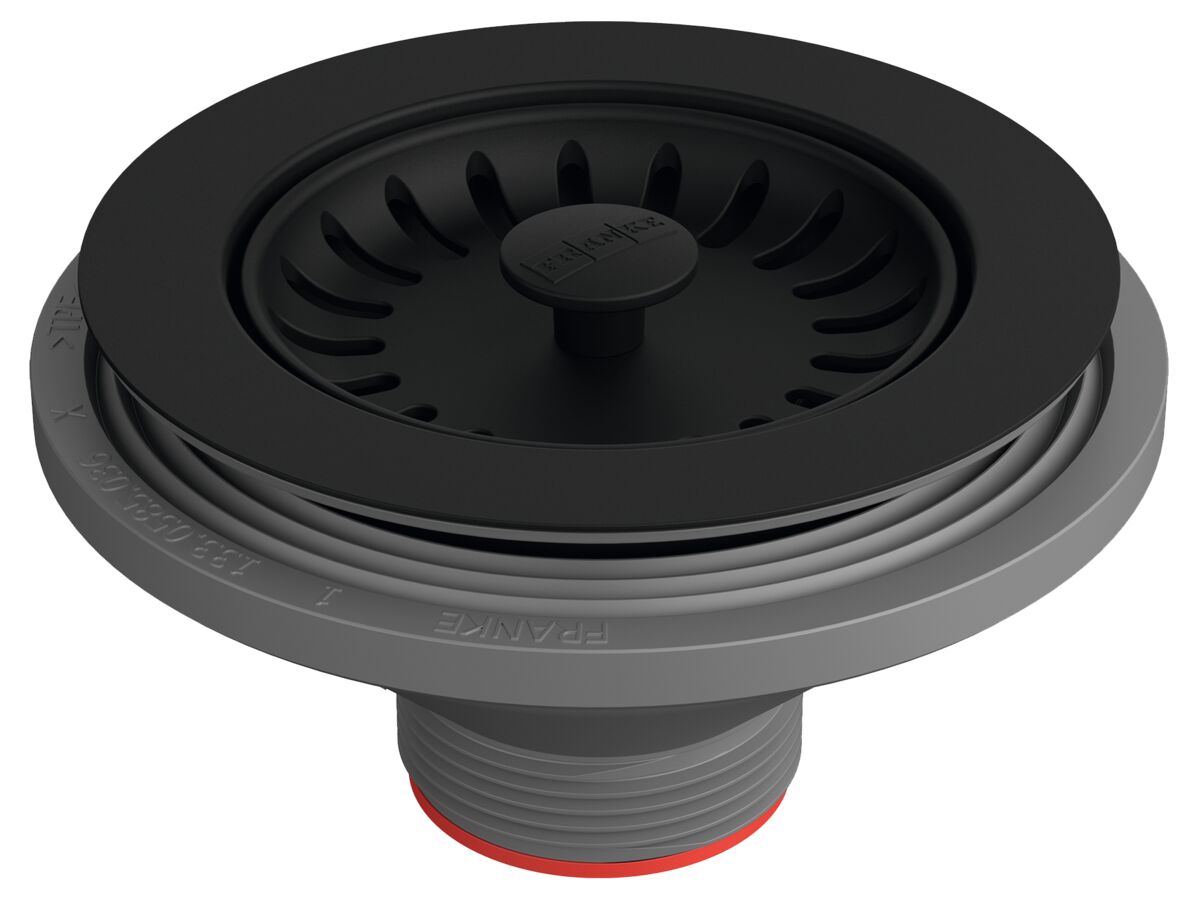 Hero - Franke Remote Basket Waste 90mm x 50mm with Non-Overflow Matte Black