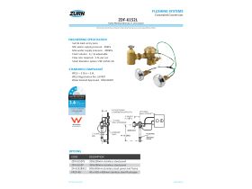Specification Sheet - Zurn Dual Flush