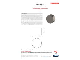 Specification Sheet - Sussex Pure Diverter Brushed Gunmetal