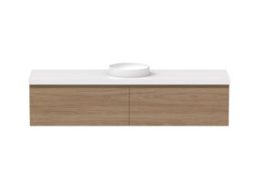 Hero - Posh Domaine 1800mm Wall Hung Vanity Unit All-Drawer Single Bowl 50mm Top