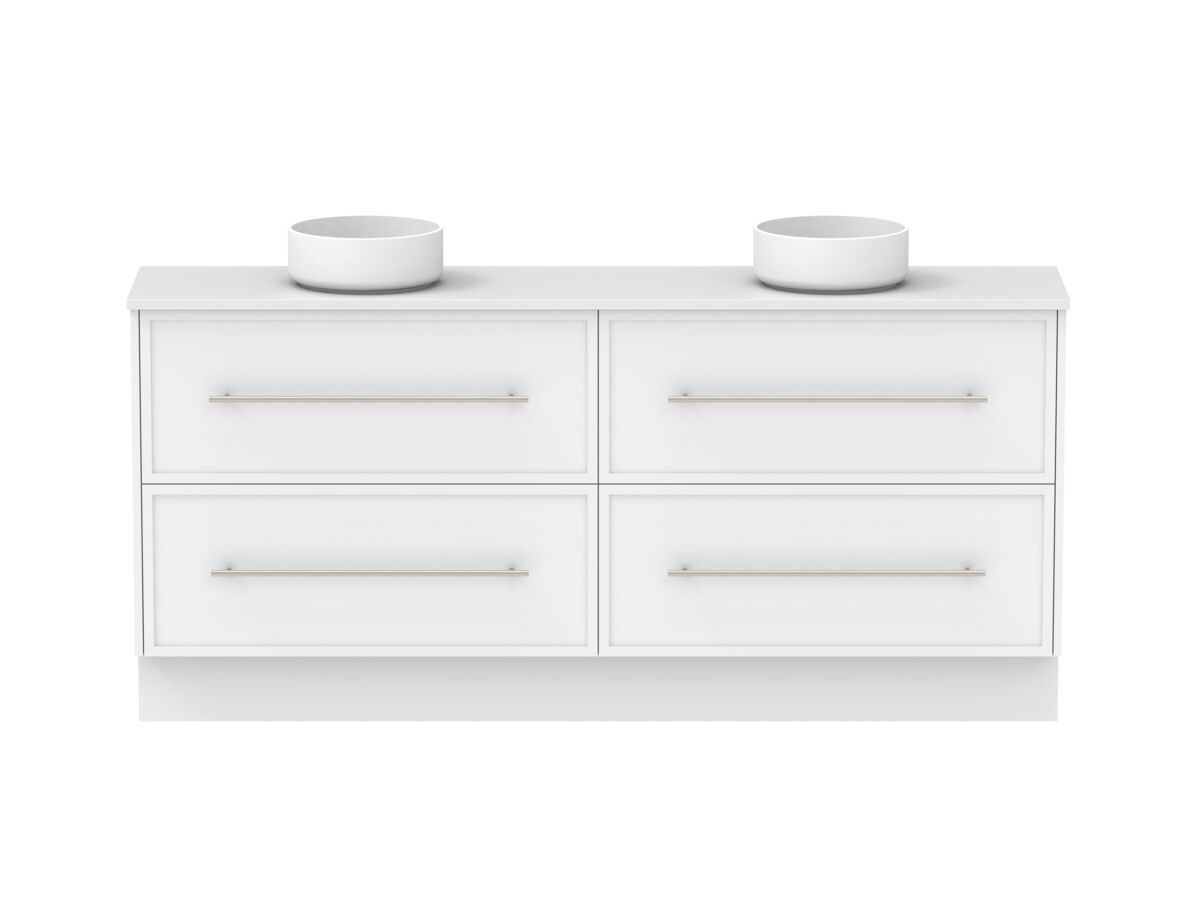 Supporting Image - Kado Lux Ensuite All Drawer Twin 1800mm Floor Mount Double Basin 20mm Top Shaker